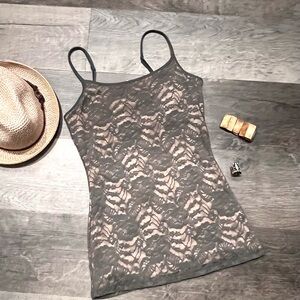 EXPRESS Lace Overlay Best Loved Cami Tank Top